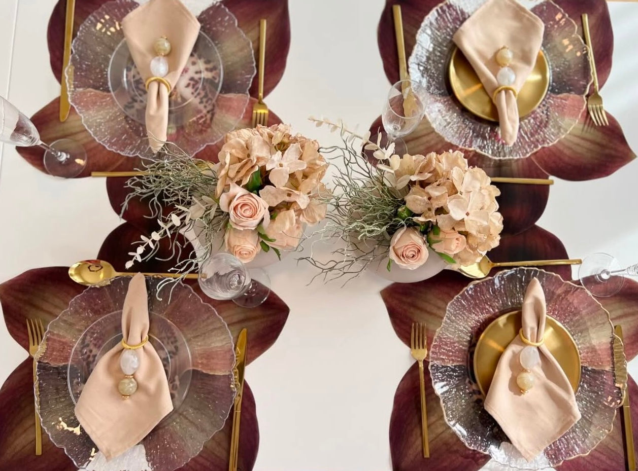 Individuais de Mesa - 3D FLORAL