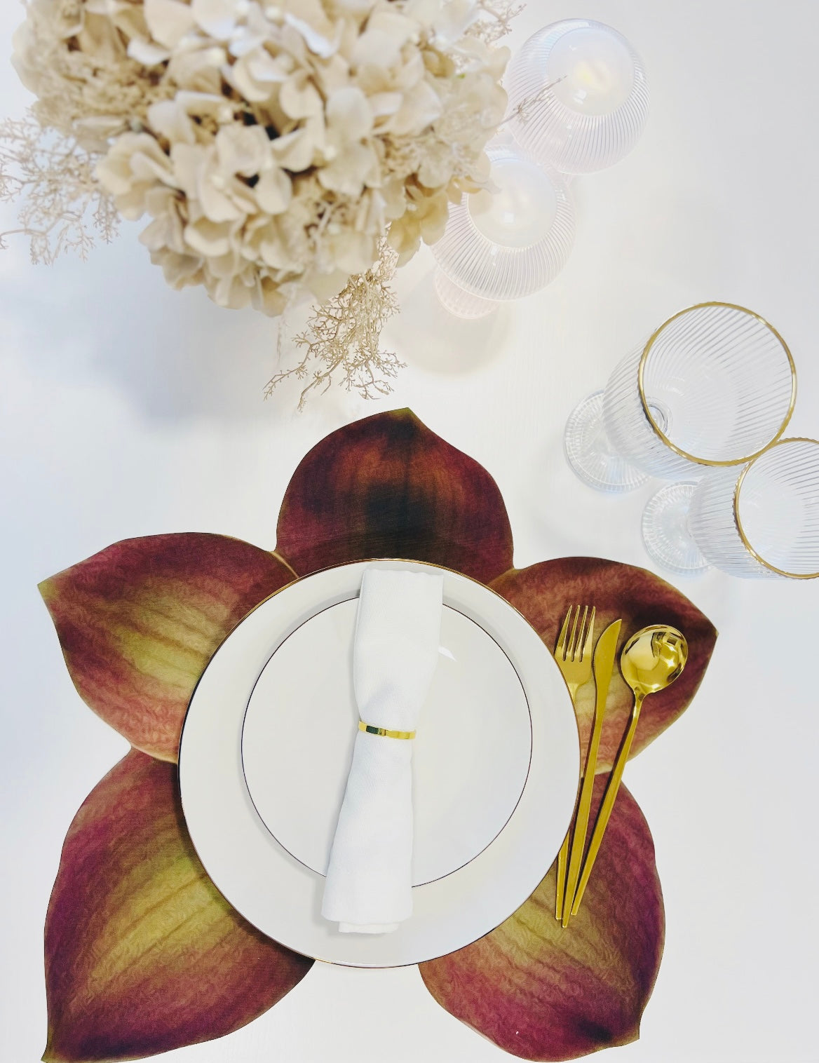 Individuais de Mesa - 3D FLORAL