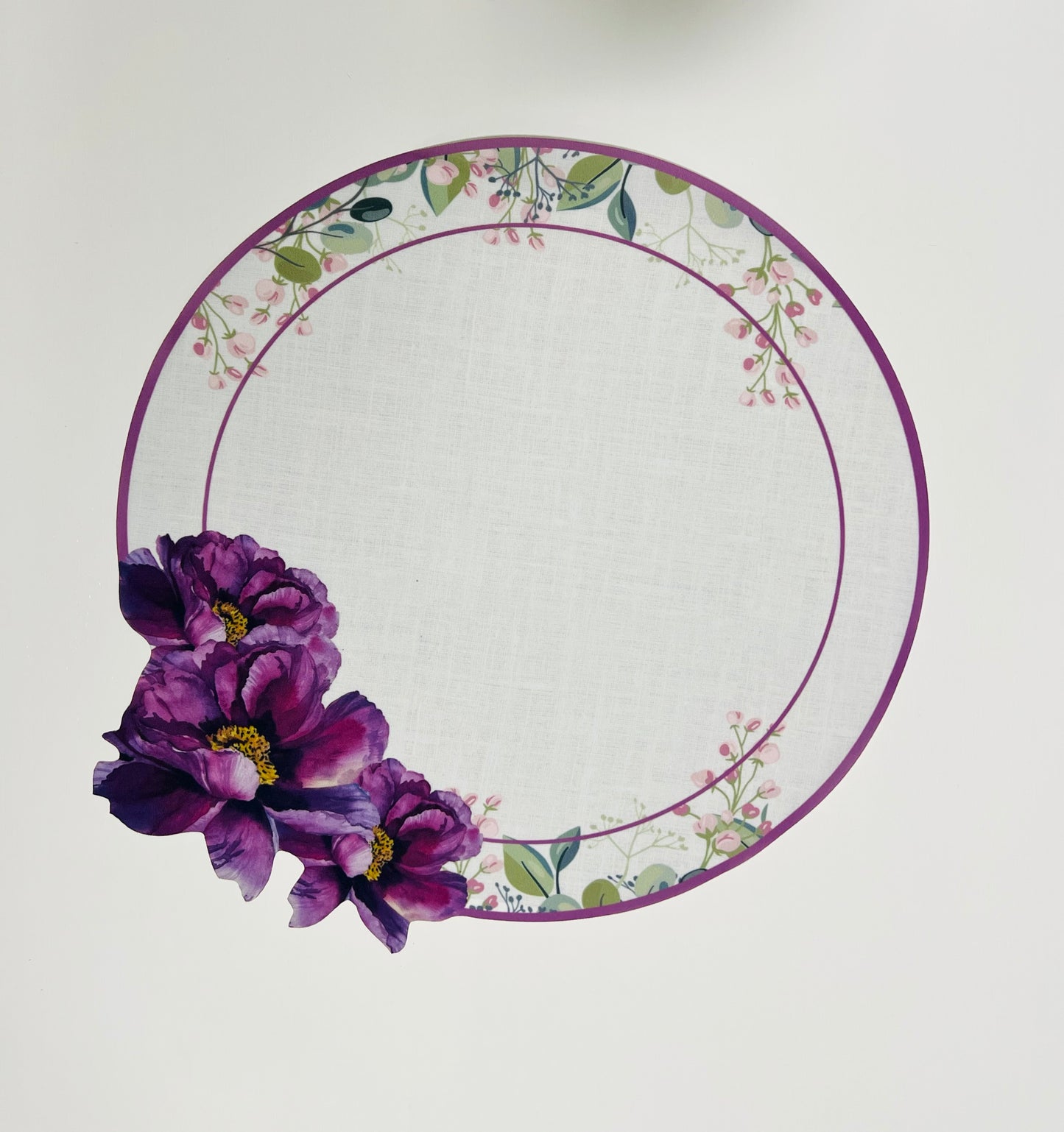 Individuais de Mesa - 3D FLORAL