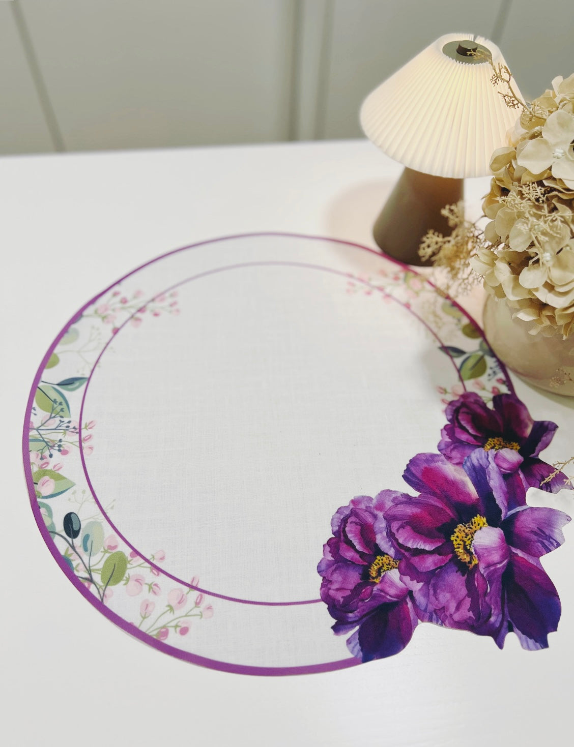 Individuais de Mesa - 3D FLORAL