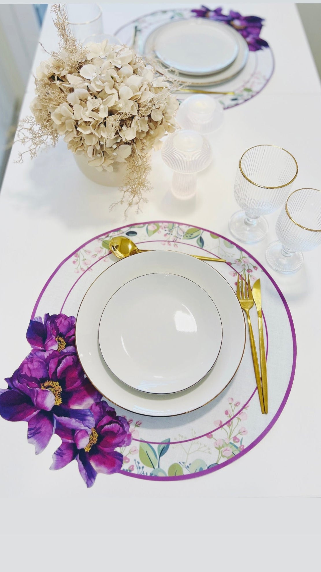 Individuais de Mesa - 3D FLORAL