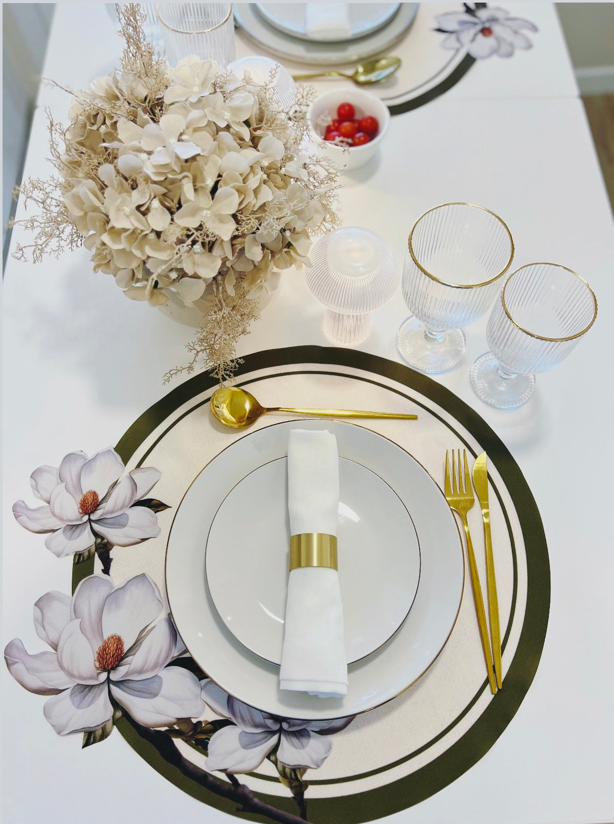 Individuais de Mesa - 3D FLORAL